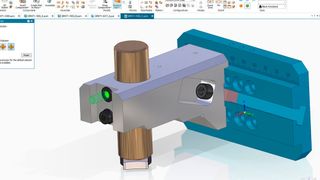 Das aktuelle Update für Solid Edge führt Konstruktionsroutinen ein, die auf künstlicher Intelligenz basieren. So können sich wiederholende Aufgaben automatisiert und beschleunigt werden.  (Bild: Siemens Digital Industries Software)