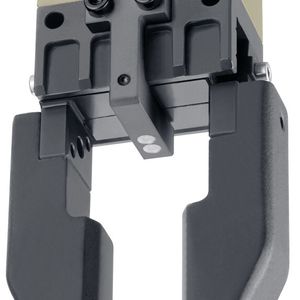 Mit dem OAS von Schunk verwandeln sich PGN-plus und MPG-plus (hier im Bild) im Handumdrehen in sehende Greifer.