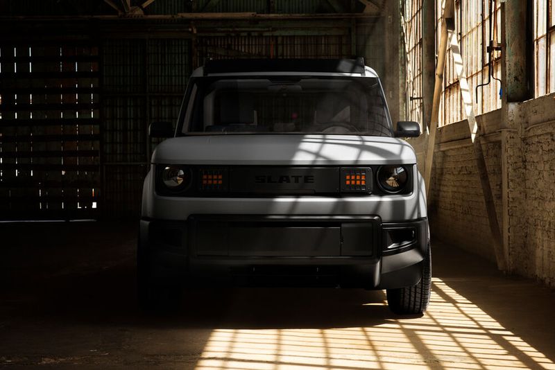 Das minimalistische Design hat seinen Reiz. (Bild: Slate Auto)