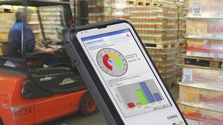 Die relevanten Grafiken der Leitstandsoftware lassen sich auf PDAs, Smartphones und industriellen Handhelds mit Microsoft Windows Mobile oder Windows CE abbilden. Bild: Pro Orga (Archiv: Vogel Business Media)