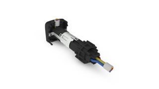 Der Drehstecker im zusammegebauten Zustand. Plug-and-Play reduziert den Verdrahtungsaufwand und schließt zugleich Fehlerquellen aus. (Haseke)