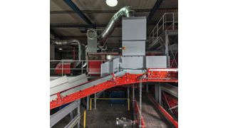 Anlagenaufbau Air-Lift-System im Westeria-Technikum (Bild: Westeria)