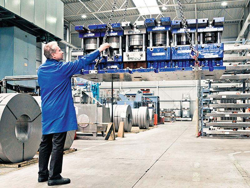 Beim Feinschneidspezialisten Feintool laufen die Geschäfte rund, sowohl bei den Teilen als auch bei den Maschinen. (Feintool)