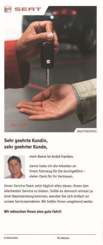 Der Kunde weiß heute, wer sich um sein Fahrzeug gekümmert hat. (Foto: Wenz)