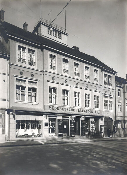 In der Vorderen Schloßstraße in Ludwigsburg hatte das Unternehmen von 1922 bis 1971 seinen Sitz. (Bild: Frizlen)
