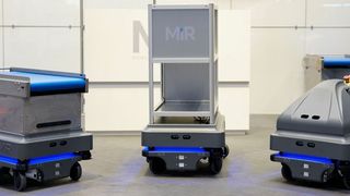 Die Roboter sollen sich je nach Anwendungsbedarf mit verschiedenen Aufsatzmodulen ausstatten lassen. (Mobile Industrial Robots)