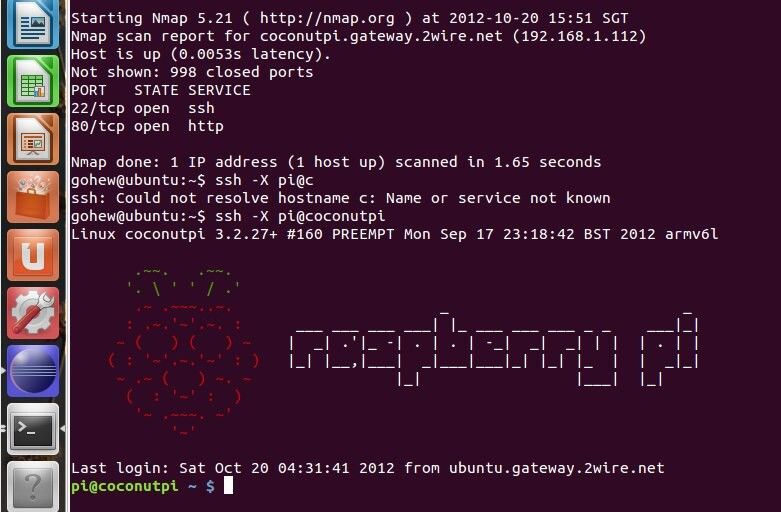Coconut Pi: MOTD des SSL-Remote-Login für den in der Entwicklung befindlichen Coconut Pi (CoconutPi-Entwickler)
