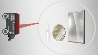 Die optischen O200 Miniatursensoren bieten hohe Detektionssicherheit auch bei glänzenden, transparenten oder spiegelnden Objekten. (Baumer)