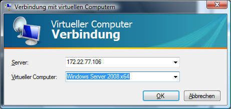 vmconnect.exe eignet sich für den schnellen Zugriff auf die virtuellen Maschinen. (Archiv: Vogel Business Media)