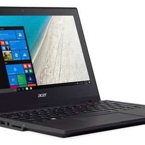 Das Travelmate Spin B1 mit Windows 10 basiert auf einem Intel Pentium. Es ist laut Acer besonders robust und mit einer wasserfesten Tastatur ausgestattet.