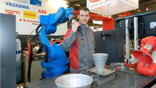 Fabrication additive sur robot Yaskawa et générateur CMT Fronius. (Image: Fronius SA)
