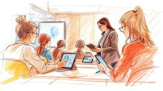 Besonders tragfähig sind Technologien, die im Unterricht sofort nutzbar sind, sich verlässlich betreiben lassen und Schulen gleichzeitig Spielraum für neue didaktische Formate eröffnen. (Bild: KI-generiert)