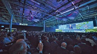 El Foro Global reunió en el recinto ferial de Basilea a unos 2.000 responsables y expertos internacionales del sector de la industria de procesos. (Imagen:Marc Gilgen / E+H)