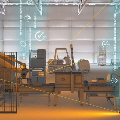 Funkschaltgeräte bieten in zahlreichen industriellen Anwendungen Vorteile – überall, wo leitungsgebundene Kommunikation an ihre Grenzen stößt (Bild: Steute)  (Bild: )