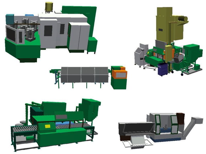 Wirklichkeitsgetreue 3D-Maschinenmodelle aus der Software Tara-VR-Builder. Bilder: Nexans Power Accessories Germany (Archiv: Vogel Business Media)