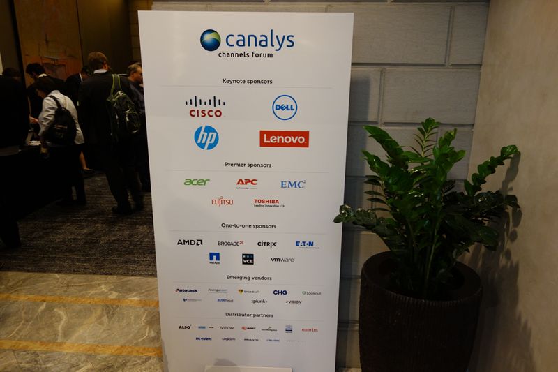 Sponsoren der Canalys 2015 (Bild: IT-BUSINESS)