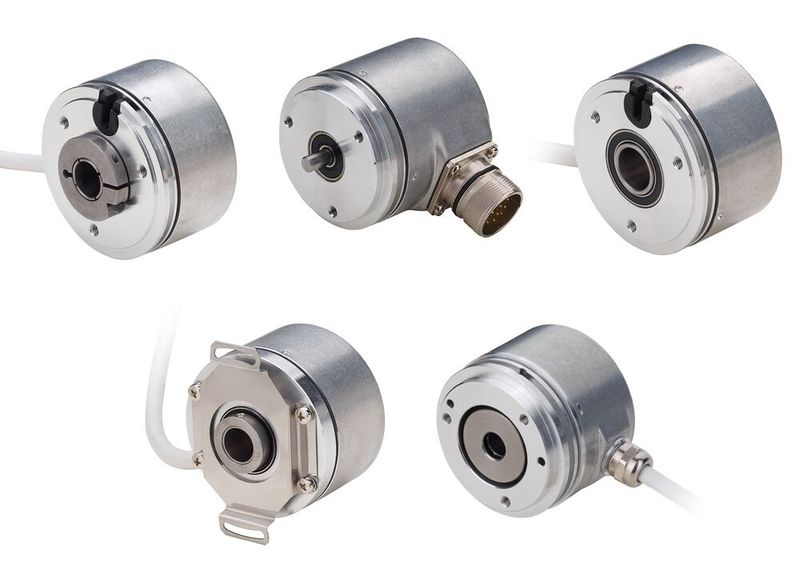 Die Inkrementalgeber der ICURO RI58-Serie halten selbst Temperaturen von bis zu 100 °C problemlos stand. (Bild: Hengstler GmbH)