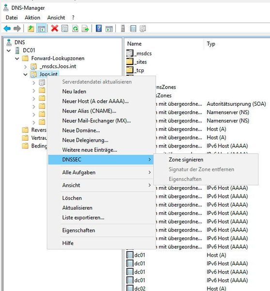 DNSSEC in Windows Server 2016. (Microsoft / Joos)