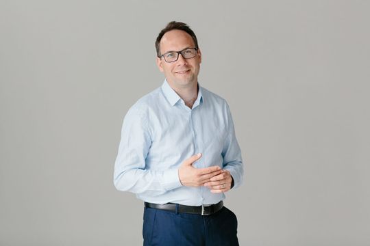 (Prof. Matthias Notz ist CEO von German Entrepreneurship und Geschäftsführer von German Accelerator. (Bild: Birgit Hart Fotografie))