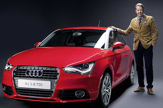 Audi-Chefdesigner Stefan Sielaff: „Die Proportionen des A1 sind typisch Audi: ein Drittel Greenhouse und zwei Drittel Body.“ (Archiv: Vogel Business Media)