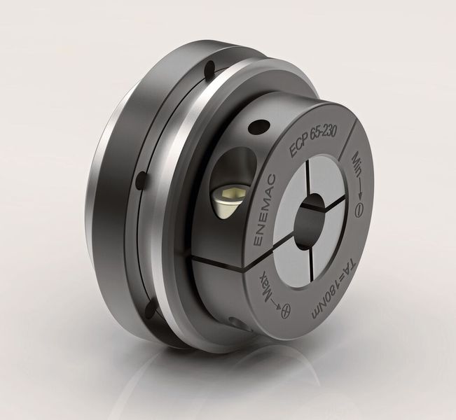 Sicherheitskupplung ECP für indirekte Antriebe in Verpackungsmaschinen (Bild: Enemac)