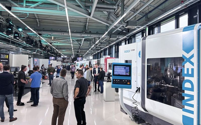La présentation de deux nouvelles machines et une conférence thématique sur le laiton sans plomb, entre autres, attendent les visiteurs de l'Open House d'INDEX. (Source : INDEX-Werke GmbH & Co. KG Hahn & Tessky)