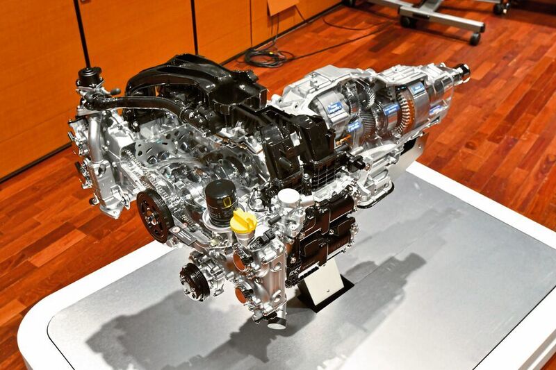 Zur Elektrifizierungsstrategie von Subaru gehört auch der E-Boxer, der einen Boxermotor mit E-Motoren kombiniert. (Subaru)