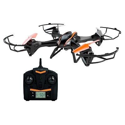DENVER DCH-600: 2.4GHz drone with built-in HD camera & gyro function for stability; 4 channel - 6 axis drone with HD camera & gyro function; Very stable in air thanks to its size - makes great videos; 2 speeds - slow or fast - for more fun when flying; Built-in 2mpixel HD camera; Records video in 720p@30fps (1280x720) (Bild: Denver/IFA)