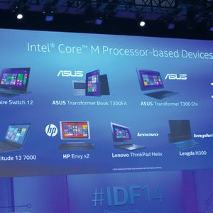Intel gab beim letzten Developer Forum einen Vorgeschmack auf die kommenden 2-in-1-Rechner und Ultrabooks mit Core-M-Prozessor.