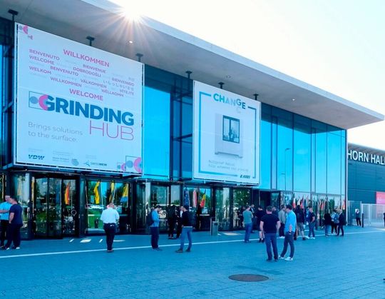 Mit der Grindinghub steht ab Anfang Mai wieder die Leitmesse für die Schleiftechnikbranche parat, um in turbulenten Zeiten zu zeigen, dass man nicht stillstehen sollte, was Innovationen betrifft. Hier eine kleine Einstimmung ...(Bild:  Landesmesse Stuttgart)