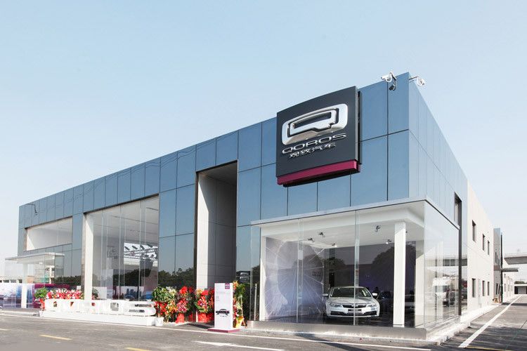 Der erste Qoros-Flagshipstore steht in Shanghai. (Foto: Qoros)