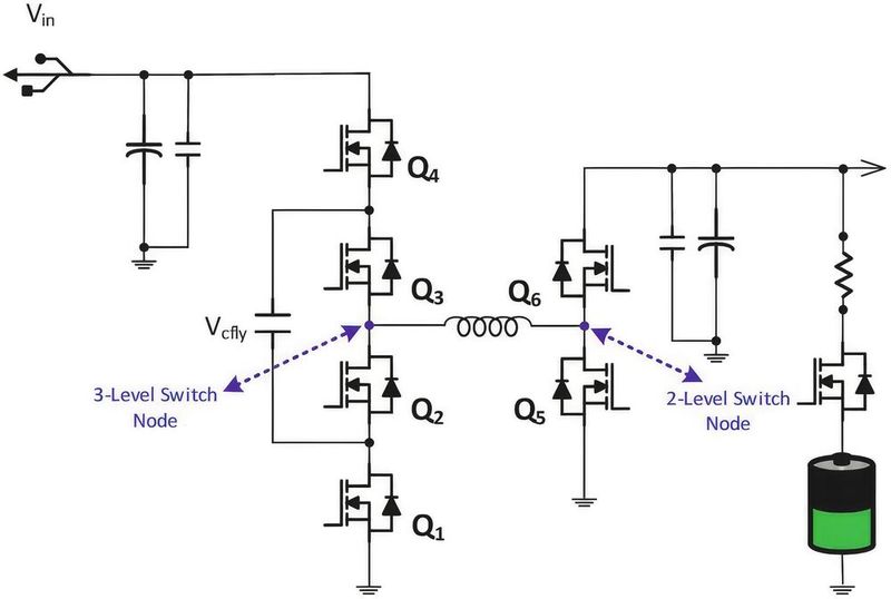 Bild 5:  Diagramm eines Stromversorgungsprodukts für den Consumer-Bereich mit 3-Level-DC/DC. (Bild: Renesas)