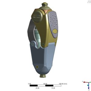 Kniegelenk KINEGENstream: Mit seinen Funktionen kann das KINEGENstream optimal auf den jeweiligen Prothesenträger eingestellt werden. Es ist mit seinen Laufeigenschaften für die Aktivitätsgrade 3 und 4 konzipiert und bis zu einem Körpergewicht von 150 kg zugelassen. Die Extensionsbewegung im Prothesenkniegelenk wird mit einer progressiven Luftfeder unterstützt und bewirkt eine automatische Adaption an unterschiedliche Gehgeschwindigkeiten.
