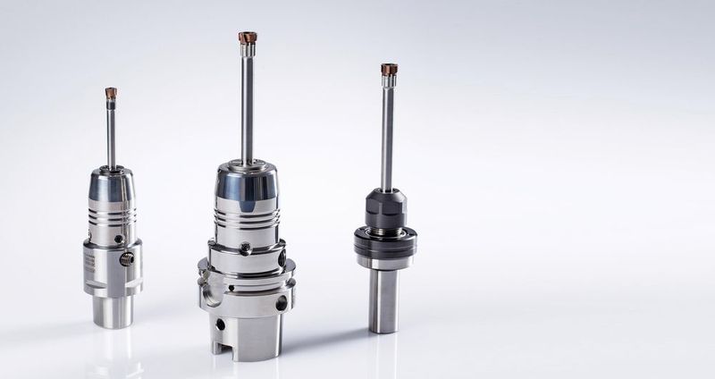 The new, modular system, DR Small, from Horn Cutting Tools is designed for changing small, indexable-insert reamers in a machine spindle quickly and to a high degree of repeatability. (Horn Cutting Tools)
