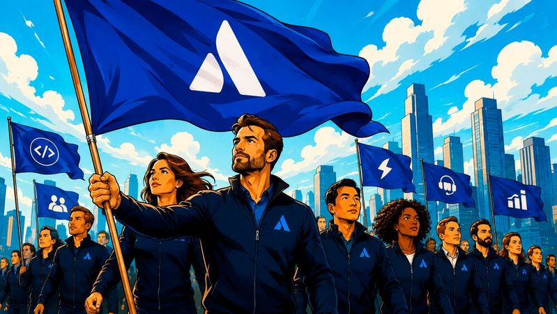 Mit neuer Vertriebsarmee und wachsendem Partnernetzwerk rückt Atlassian verstärkt Großkunden ins Visier.(Bild:  ChatGPT / KI-generiert)