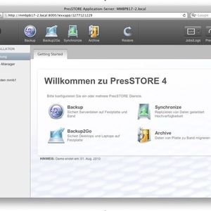 Presstore P4 bietet vier spezialisierte Module für unterschiedliche Speicherszenarien.