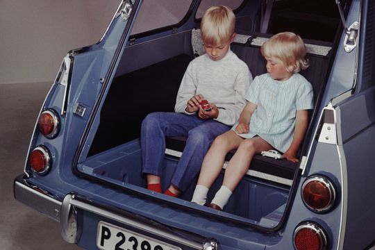... und als Kombi mit sieben Sitzen (1960). (Foto: Saab)