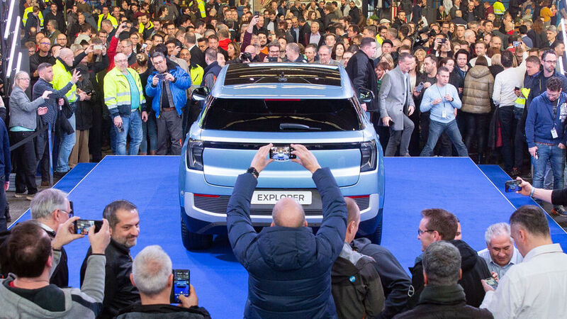 Im März präsentierte Ford den E-Explorer der Kölner Belegschaft.