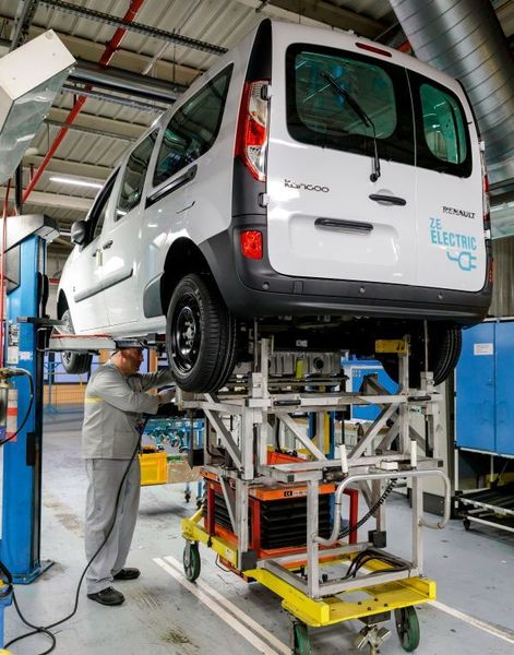 Fertigung des Kangoo Z.E. im Werk Maubeuge (Renault)