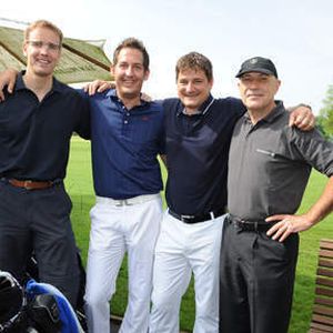 v.l.n.r.: Nils Wulf (UBL Informationssysteme), Christoph Heinz (Azlan), Martin Braun (IBM), Wolfgang Kredig (Fritz & Macziol)