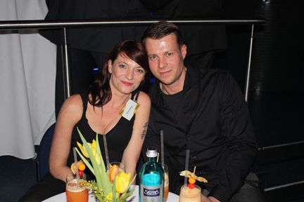 Stefan Kolb (Samsung) mit Begleitung (Archiv: Vogel Business Media)