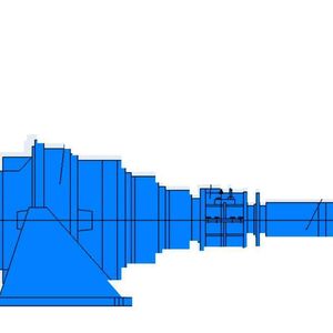 Bild 2: Doppelmotor mit angebautem Planetengetriebe.