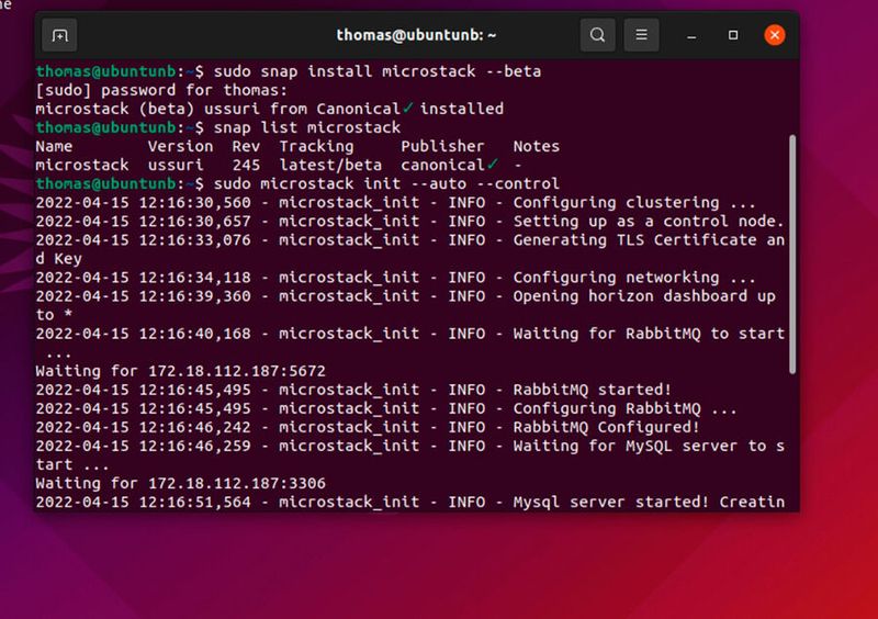OpenStack kann auch über MicroStack schnell und einfach installiert werden.  (Bild: Joos)