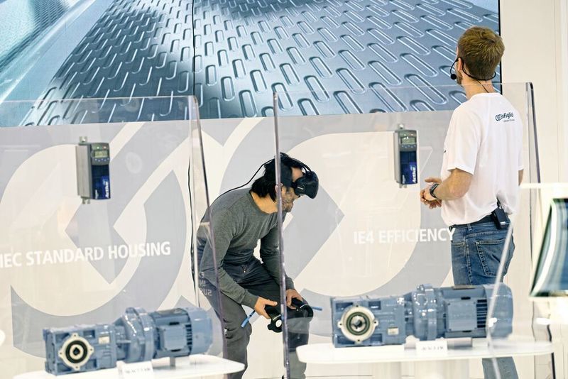 Photo prise lors de la dernière édition de SPS IPC Drives à Nuremberg. (Mesago Pressebild / Thomas Geiger)