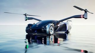Der chinesische Autohersteller Xpeng hat die Studie eines fliegenden Autos vorgestellt. (Xpeng)