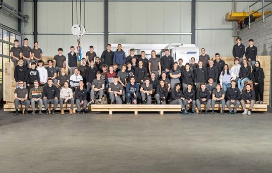 Rund 10 Prozent der Belegschaft bei Studer sind Auszubildende in einem der aktuell acht Lehrberufe.(Bild:  David Schweizer)