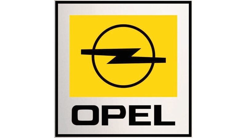 1987 wird das „neue“ Logo erstmals überarbeitet. Die Farbe Gelb wird reduziert. (Opel)