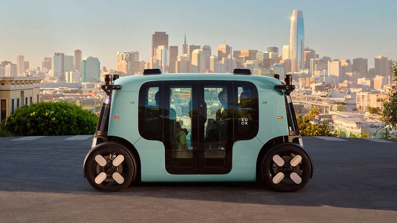 In the robotaxis of Amazon subsidiary Zoox, Panasonic's cylindrical batteries will be used starting in 2026.(Image: Chris Noltekuhlmann)