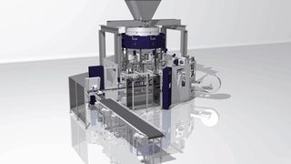 Mit dem neuen Verpackungssystem lassen sich z.B. Sonderzemente und Mörtel in Säcke abfüllen.  (Bild: Haver & Boecker)