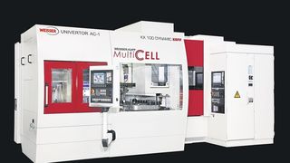 Nebenzeitenre-
duzierung um 25%, Senkung der Rüstzeiten um 40% und eine Verringerung des Personalaufwandes um 25% – das sind 
die wesentlichen, geldwerten Vorteile der Weisser-Kapp Multicell zur 
Komplettfertigung von Zahnrädern. Bild: Weisser/Kapp (Archiv: Vogel Business Media)